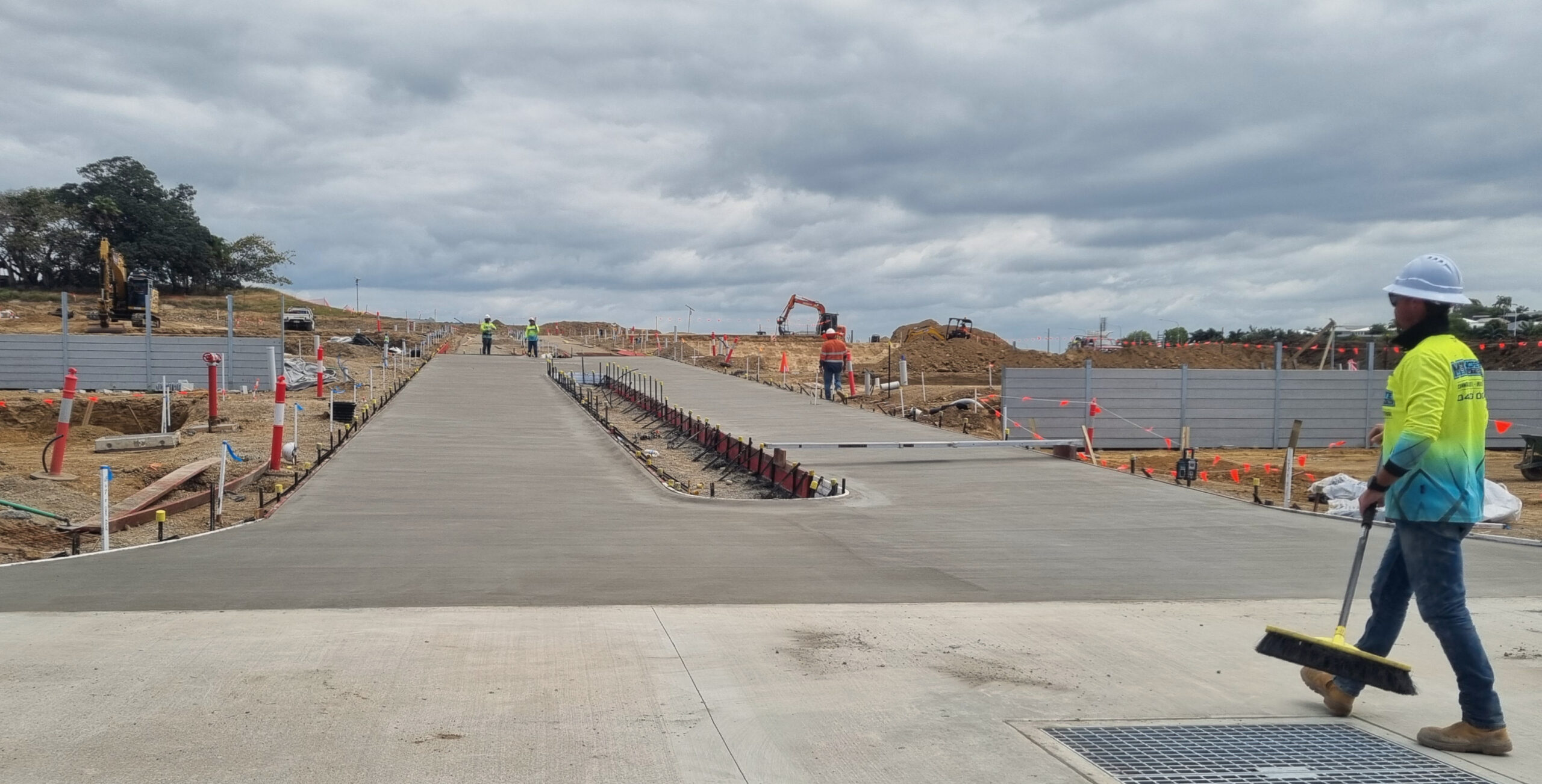 Commercial Estate Driveway under construction
